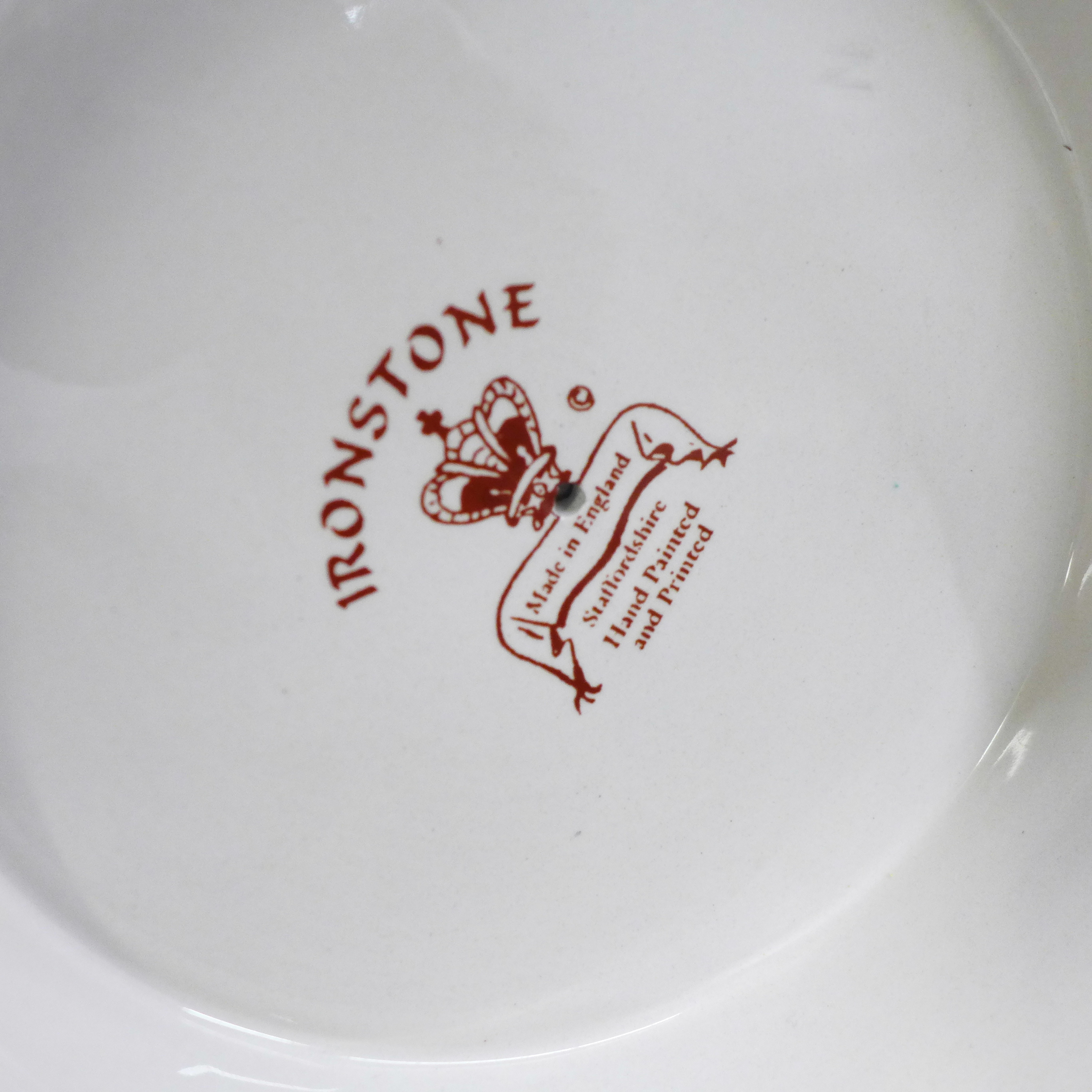 A large Staffordshire Ironstone bowl - Image 3 of 3