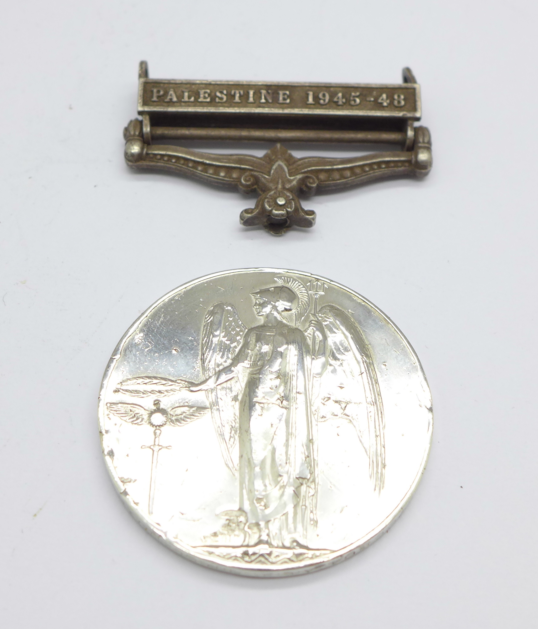 A General Service Medal a/f and a Palestine 1945-48 bar