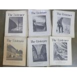 The Listener magazine published by the BBC, 39 editions from 1943 to 1951 includes WWII interest