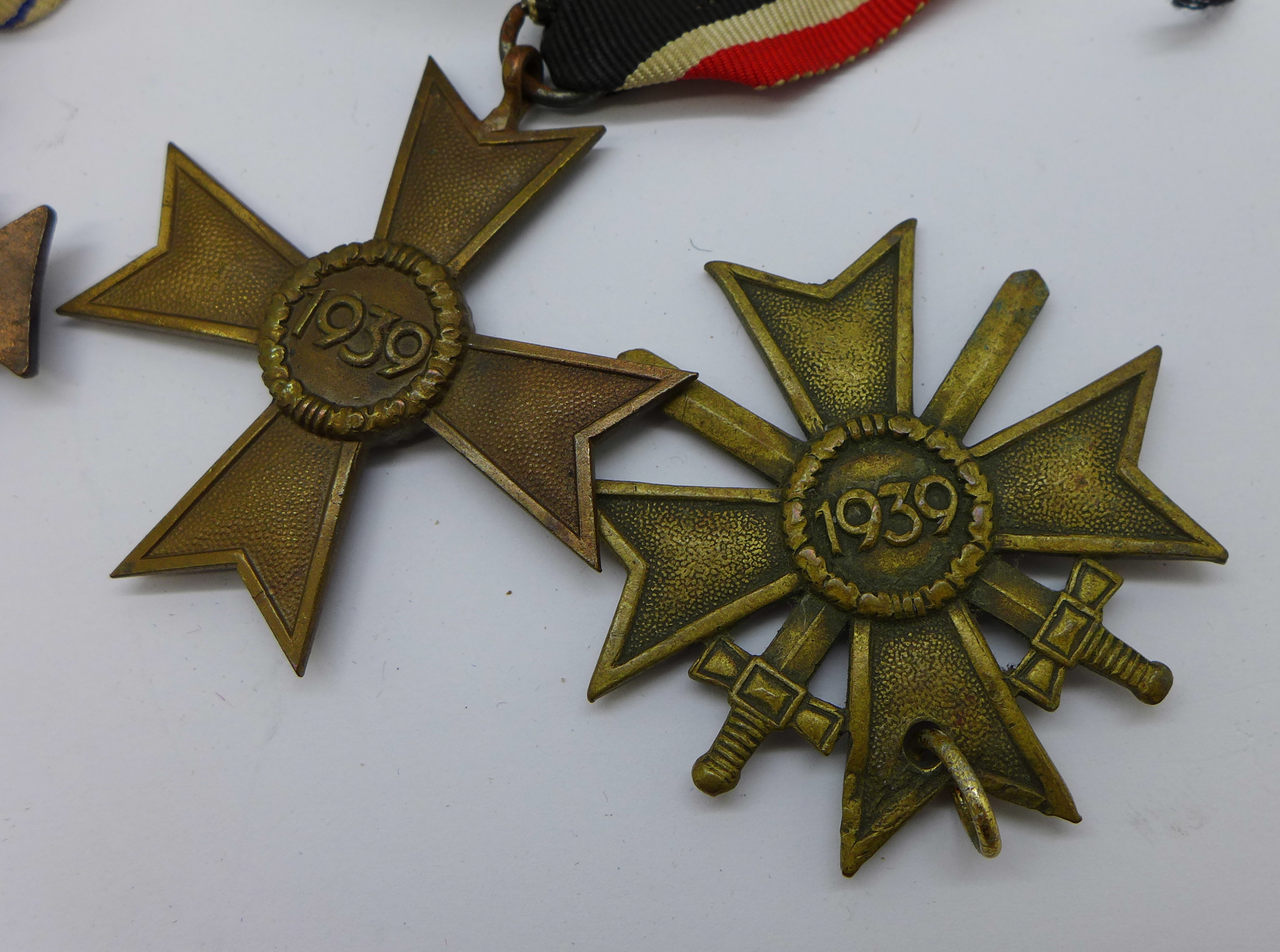 A German Mother's Cross medal and three other German military medals - Image 3 of 3