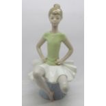 A Lladro figure, Laura, model no. 1360, 22.5cm, (a/f, chip on the right foot)