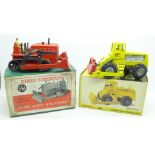 A Dinky Supertoys, 561, Blaw-Knox Bulldozer and a Dinky Toys, 976, Michigan 180-111 Tractor Dozer,