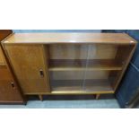 A teak bookcase