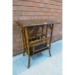 A Victorian bamboo occasional table