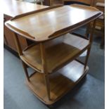 An Ercol Blonde trolley