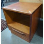 A G-Plan Fresco teak bedside table