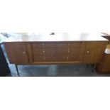 A teak sideboard