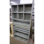 An industrial steel cabinet