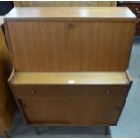 A teak bureau