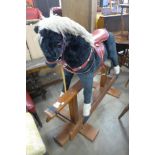 A Pegasus rocking horse