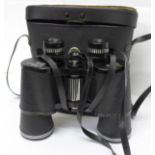 A pair of Boots Admiral II 12 x 50 binoculars, cased