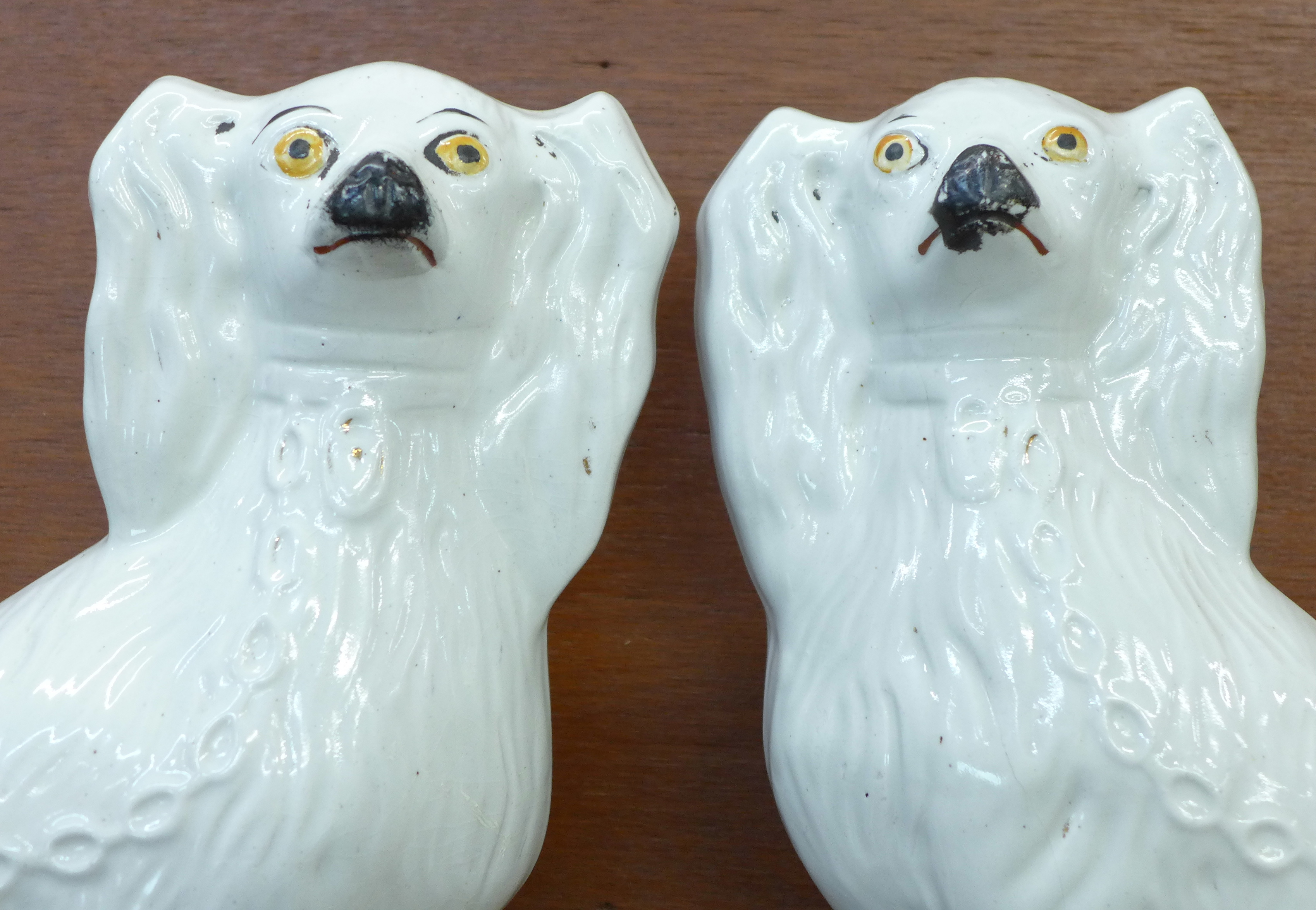 A pair of Staffordshire dogs, 29cm - Image 2 of 2