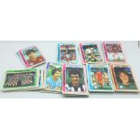 Football cards, Topps Chewing Gum, blue back, 1970's (113)