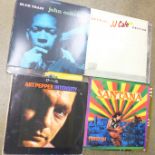 Approximately twenty-five LP records including jazz and blues, Art Pepper, Pink Floyd, Climax