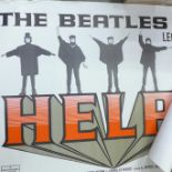 A Beatles Help! film poster 28" x 39 1/4"