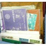Stamps; a box of stamp albums, covers, presentation packs, etc.