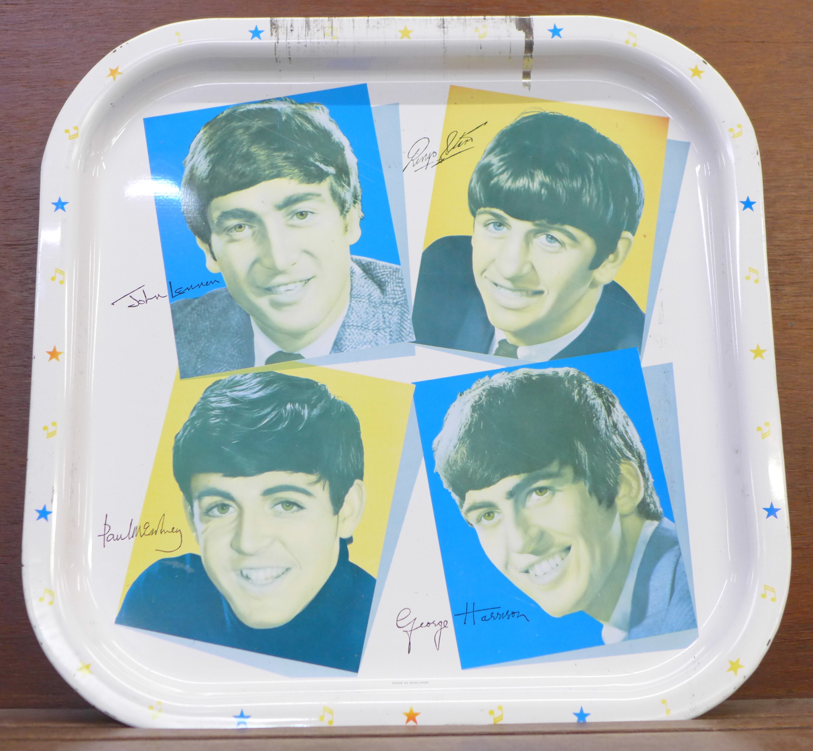 A Beatles tray