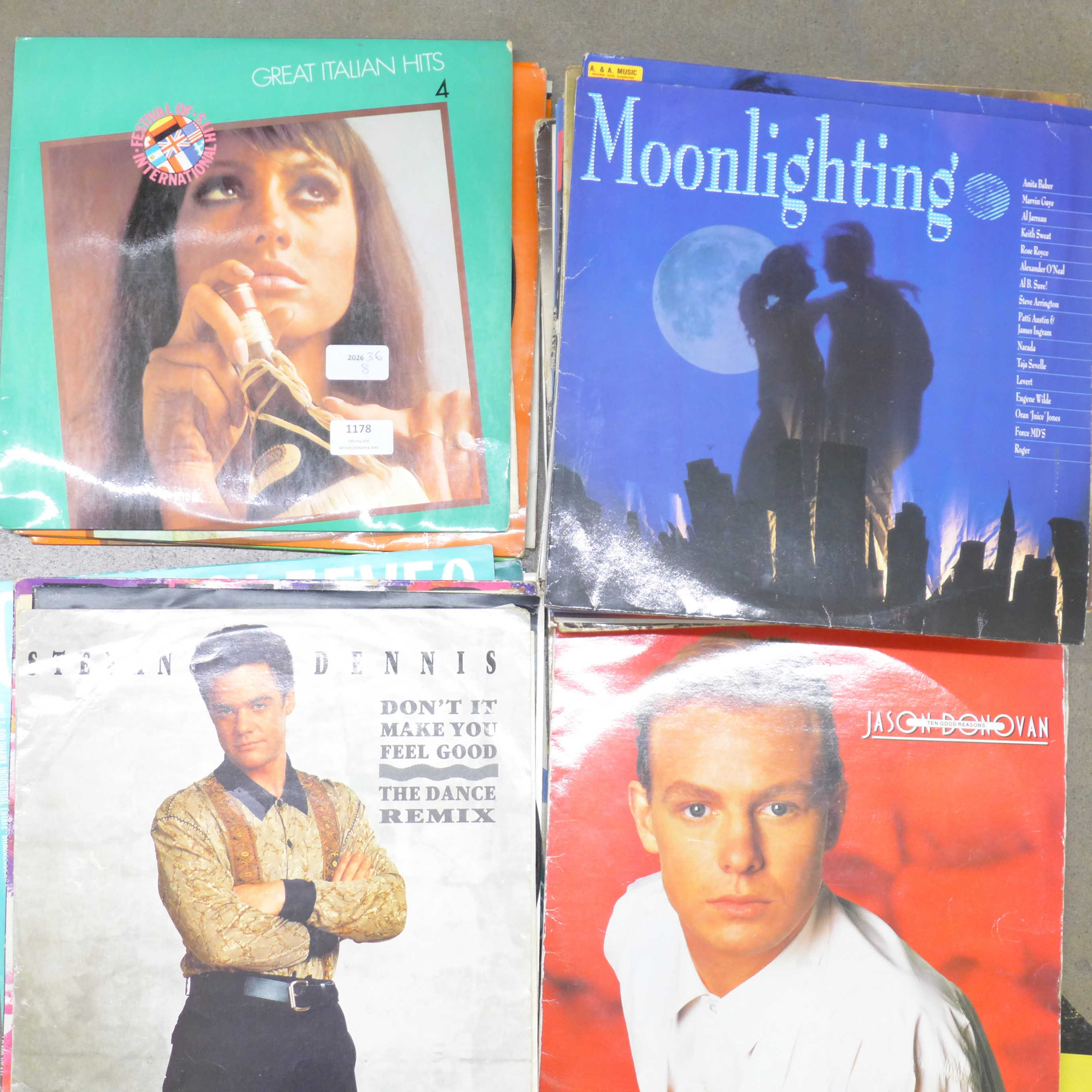 A collection of LP's (48) **PLEASE NOTE THIS LOT IS NOT ELIGIBLE FOR POSTING AND PACKING**