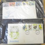 An album of first day covers and two coin covers, 1979-1986