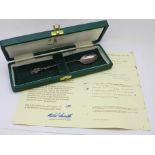 A silver Lincoln Imp spoon, Usher of Lincoln, with box and certificate