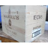 An unopened case of twelve bottles of Warre's 1994 Vintage Port (box weight 21kg)