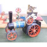 A Mamod table top steam engine and a TE1A steam engine