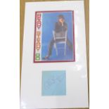 Pop Music; Ready Steady Go dancers pass and Kathy McGowan autographed display