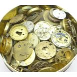 Pocket watch movement parts