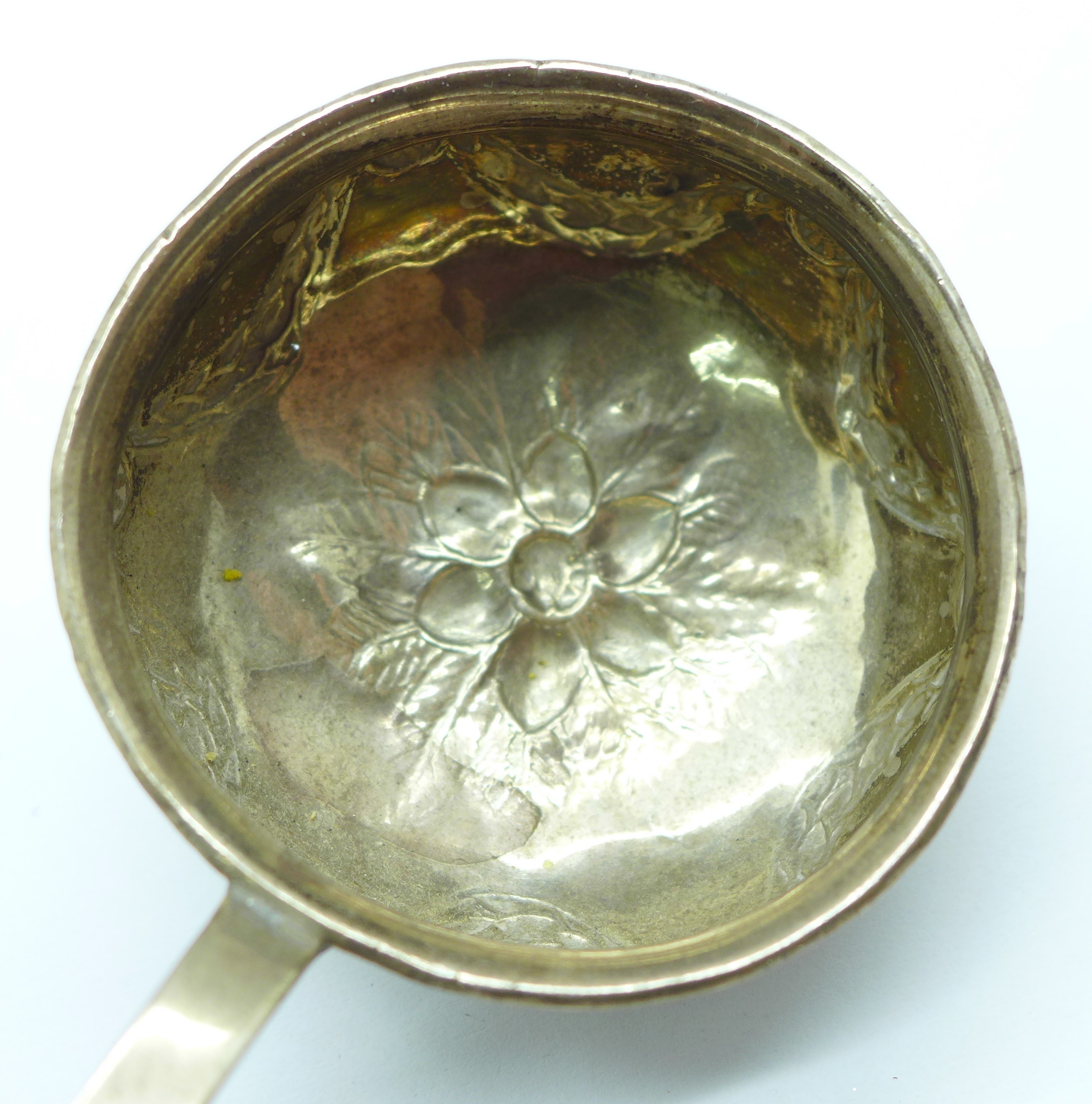 A toddy ladle with baleen handle and a part ladle inset with a George II coin - Image 6 of 8