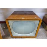 A vintage Sobell walnut television