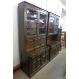 A pair of Ercol Old Colonial bookcases