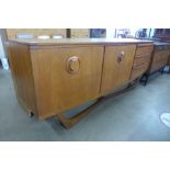 A teak sideboard