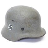 A German WWII helmet, repainted