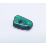 An Australian Lightning Ridge black opal, 3.3carat weight