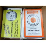 Football programmes; box of books and programmes of non-league clubs, 1970's onwards