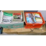 Eight boxes of railway magazines **PLEASE NOTE THIS LOT IS NOT ELIGIBLE FOR POSTING AND PACKING**