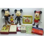 Mickey Mouse figures and games