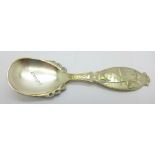 A Norwegian spoon, marked Alesund, Norway T.K.40G, a/f