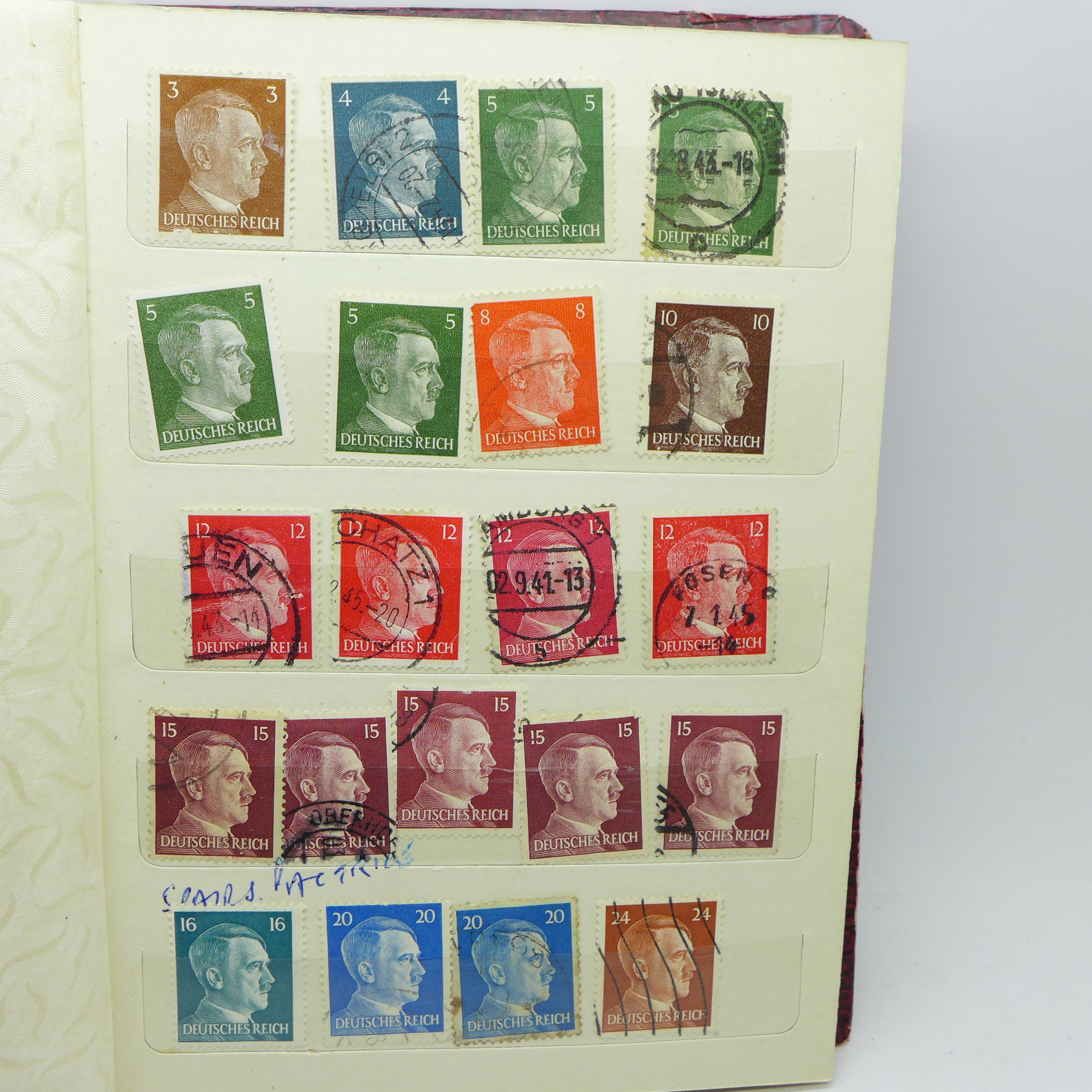 A booklet of over 200 German stamps including Third Reich - Image 5 of 7