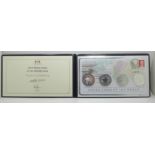 A 2019 silver Coins of the World cover, includes 4 x 1oz fine silver coins, with Certificate of