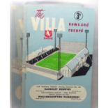 Football programmes; twenty-one double game issue programmes, 1961 onwards