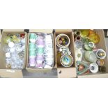 Ten boxes of household china, kitchenalia, etc. **PLEASE NOTE THIS LOT IS NOT ELIGIBLE FOR POSTING