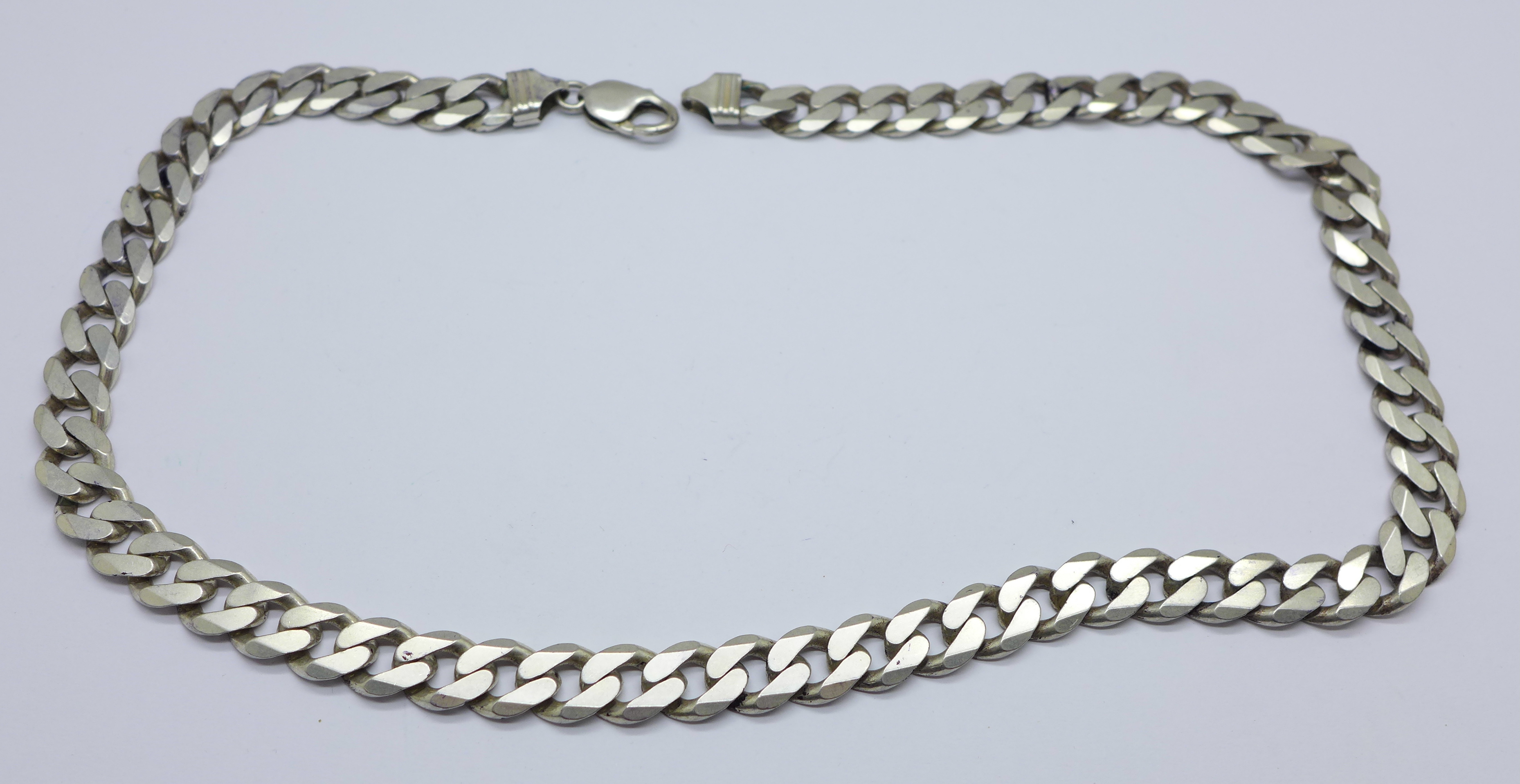 A .925 silver neck chain, 94.6g