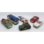 Five late 1960's Corgi Toys and a later Collectors Club VW van