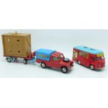 Corgi Toys Chipperfields Circus vehicles; Smith's Karrier Booking Office Van and Land Rover with