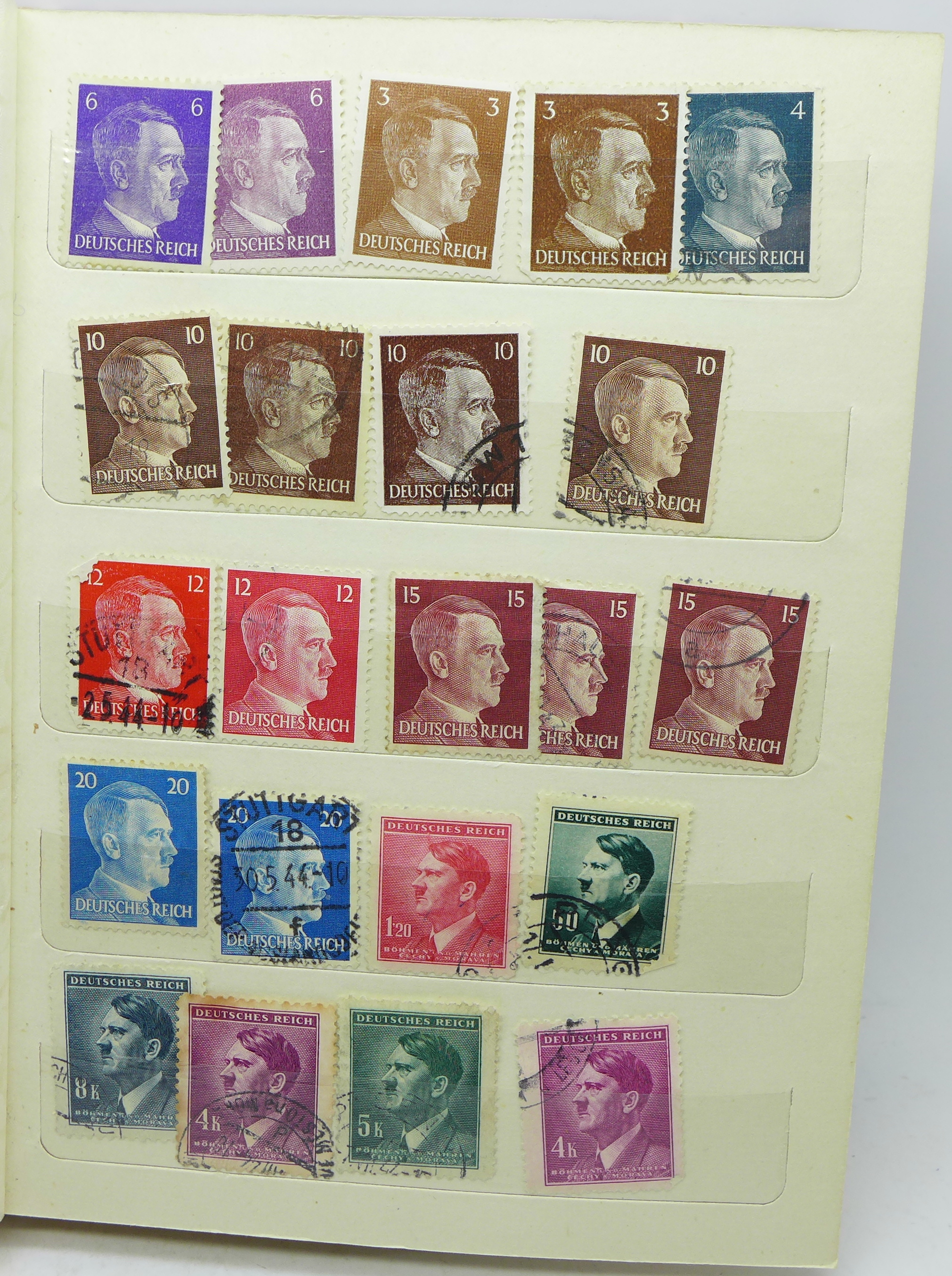 A booklet of over 200 German stamps including Third Reich - Image 3 of 7