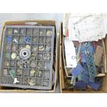 Two boxes of Meccano