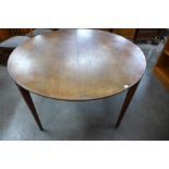 A Danish Henry Rosengren Hansen for Brande Mobelindustri teak extending dining table