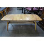 An Ercol Blonde coffee table