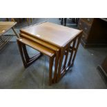 A G-Plan Quadrille teak nest of tables